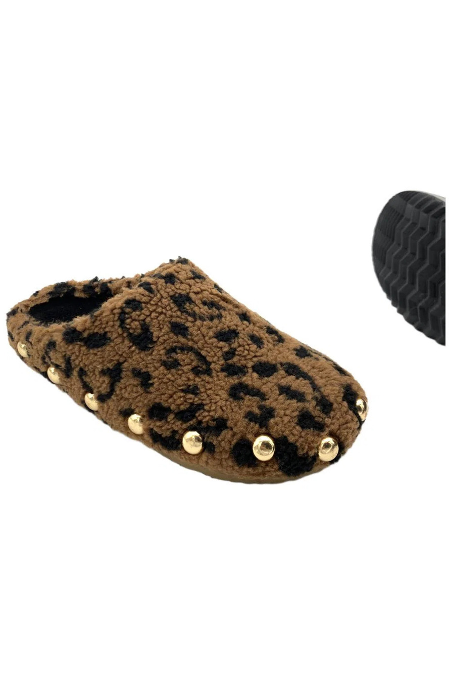 Vintage Havana Women's Thrill Slippers Leopard - Medium